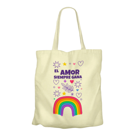 Tote Bag Bolsa / El amor siempre gana