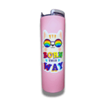 Termo Skinny Acrílico | Born this way - Gato