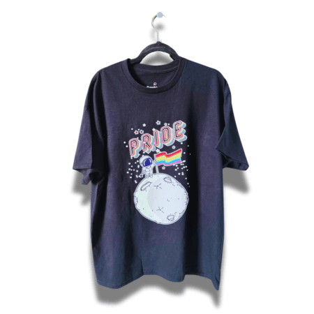 Playera Unisex Negro | Astronauta Pride
