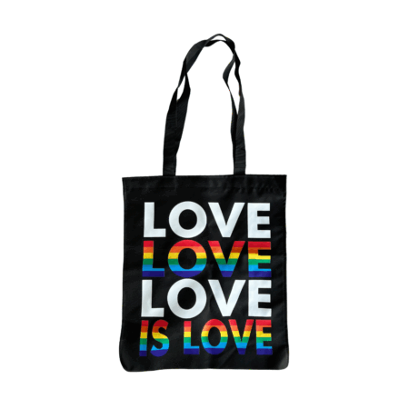 Tote Bag Tela Suave | Love is Love - Blanco Color