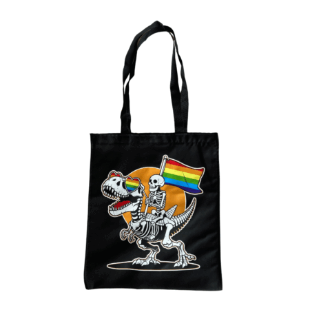Tote Bag Tela Suave | Dino Esqueleto