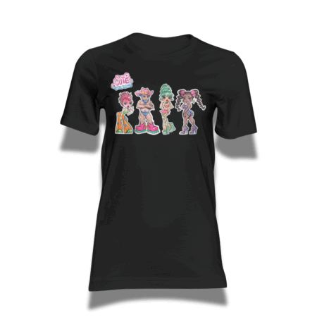 Playera Cute Unisex - Negro