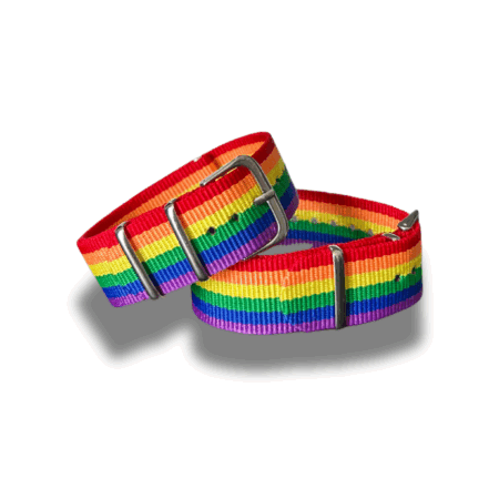 Pulsera Tela - Arcoíris