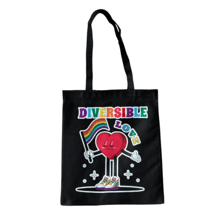 Tote Bag Tela Suave | Diversible - Corazón